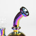Z7" Solid Color Electroplate Glass Bong Glass Bong 777 Smoke