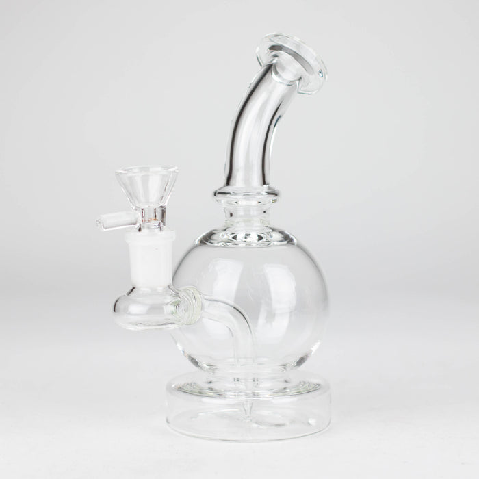 Z7" Solid Color Electroplate Glass Bong Glass Bong 777 Smoke Clear