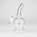 Z7" Solid Color Electroplate Glass Bong Glass Bong 777 Smoke Clear