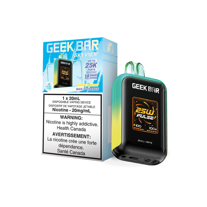 [ON] GEEK BAR | Skyview 25K Puffs Box of 5 Ontario Excise Tax TJ VAPE