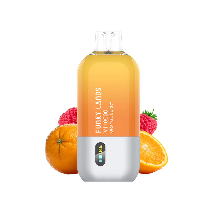 [ON] FUNKY LANDS | Vi10000 puffs Ontario Excise Tax TJ VAPE Orange Berry