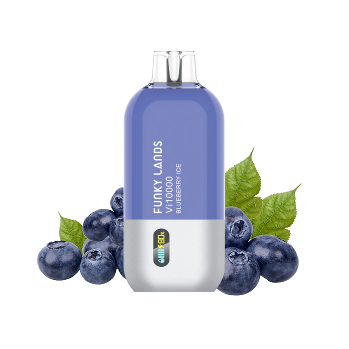 [ON] FUNKY LANDS | Vi10000 puffs Ontario Excise Tax TJ VAPE Blueberry Ice