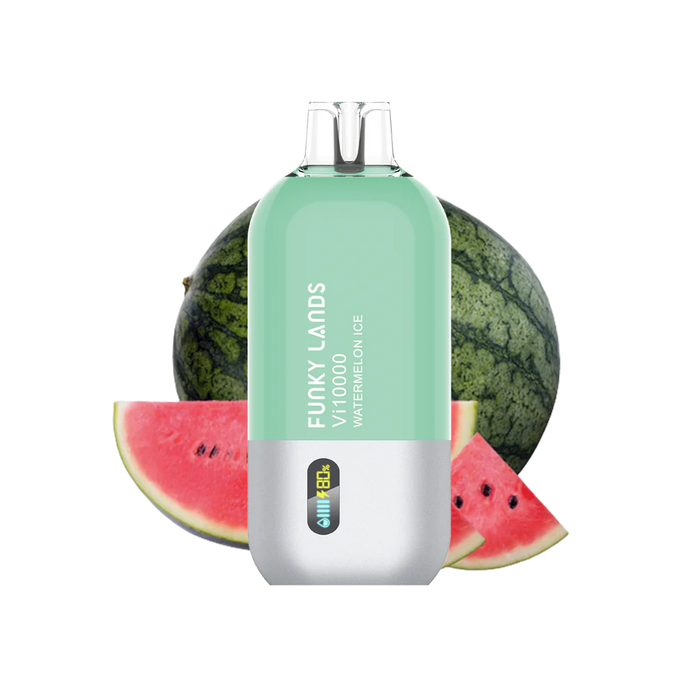 [ON] FUNKY LANDS | Vi10000 puffs Ontario Excise Tax TJ VAPE Watermelon Ice