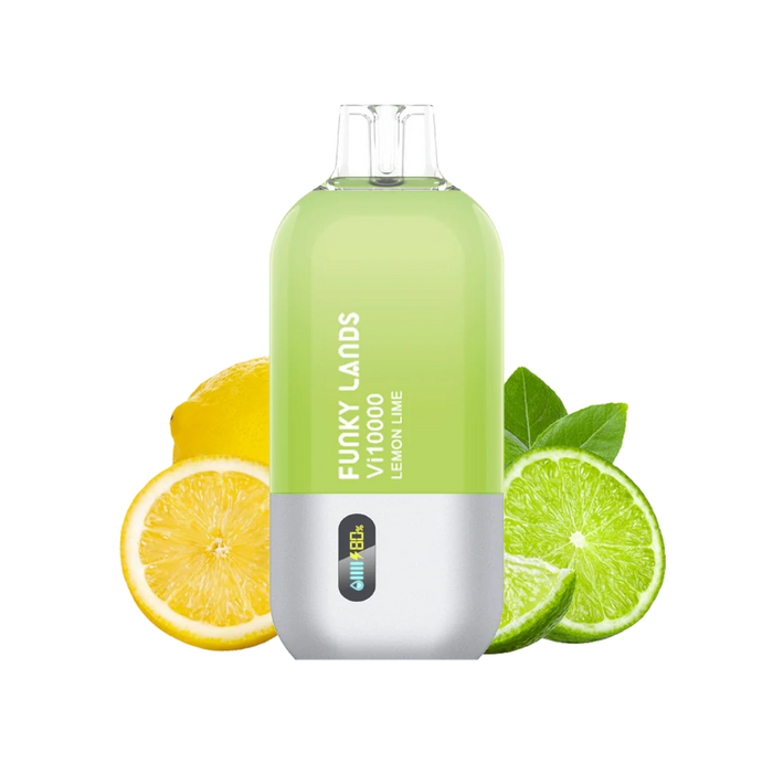 [ON] FUNKY LANDS | Vi10000 puffs Ontario Excise Tax TJ VAPE Lemon Lime