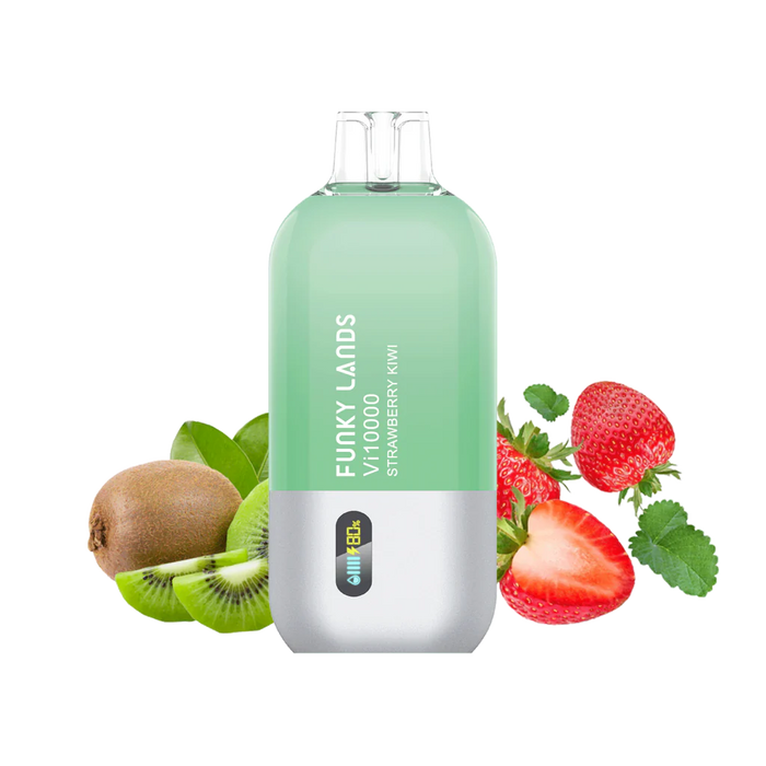 [ON] FUNKY LANDS | Vi10000 puffs Ontario Excise Tax TJ VAPE Strawberry Kiwi