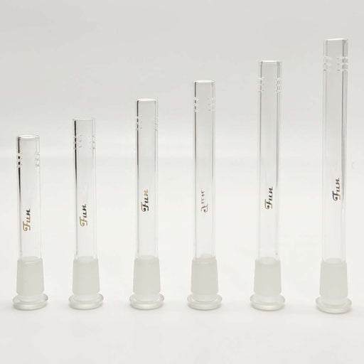 Fortune | Gold Fun Logo Downstems 18mm to 14mm fit Open-Ended Bongs Accessories Fortune