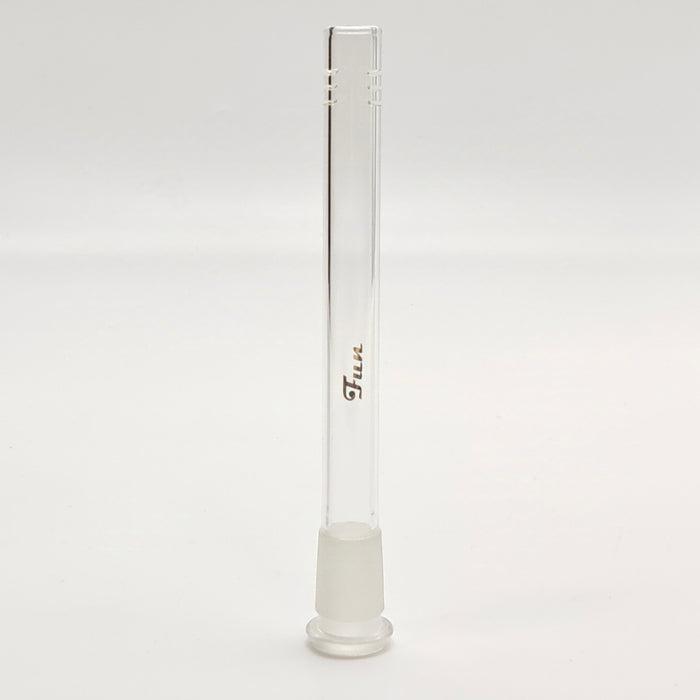 Fortune | Gold Fun Logo Downstems 18mm to 14mm fit Open-Ended Downstem · Bowlstem Fortune 6.5"