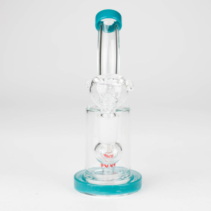 6" bent neck glass bong with diffuser-Assorted Other Shaped Bong Bongzie Smokes