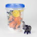 4.5” Assorted elephant Soft glass hand pipe Jar of 8 Glass Bongzie Smokes