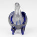 4.5” Assorted elephant Soft glass hand pipe Jar of 8 Glass Bongzie Smokes