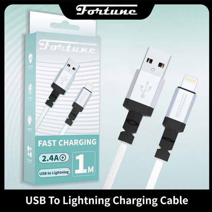 Fortune USB To Lightning Cable Charging Cable & Accessories Fortune 1M