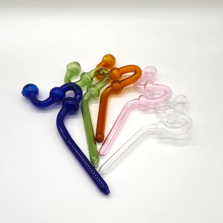 Oil Pipe Color Large 7" Assorted Colors and Designs — One Wholesale