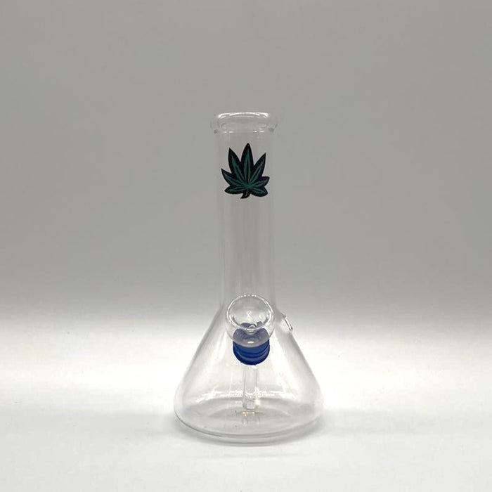Stamped Glass Water Pipe 6" - Assorted Designs Glass Bong NIBO Distribution