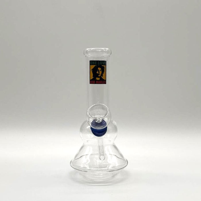 Stamped Glass Water Pipe 6" - Assorted Designs Glass Bong NIBO Distribution