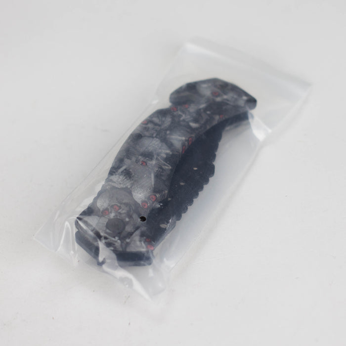 SkullStrike Foldable Pocket Knife Folding Knife JJ Distribution