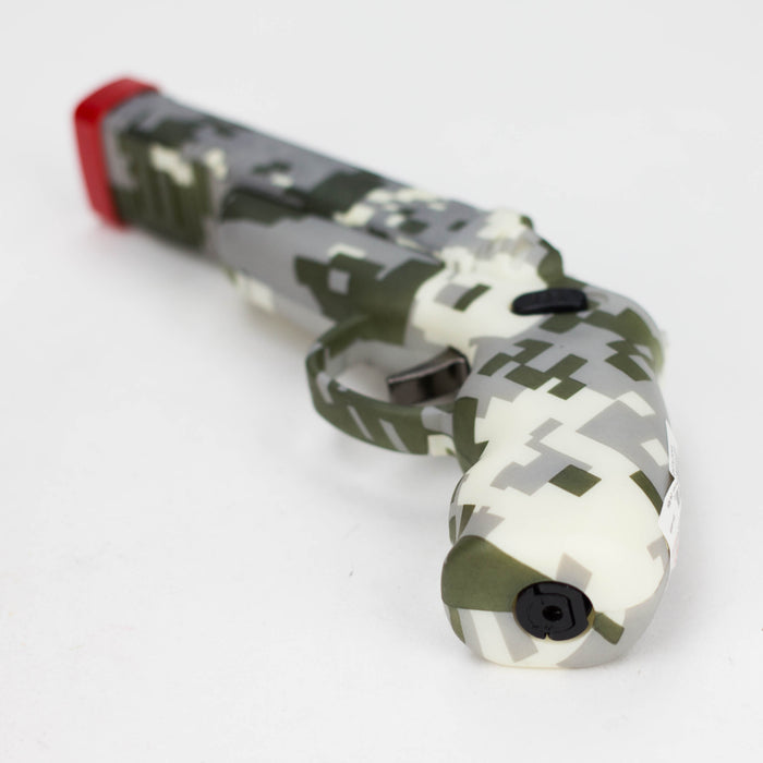 Click It | 8" Pistol Large Dual Torch Lighter [GH-4848] - display of 12 Torch Canadian Distributor