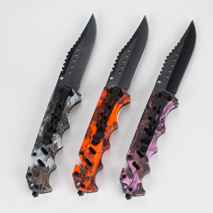 CamoEdge Foldable Pocket Knife Folding Knife JJ Distribution