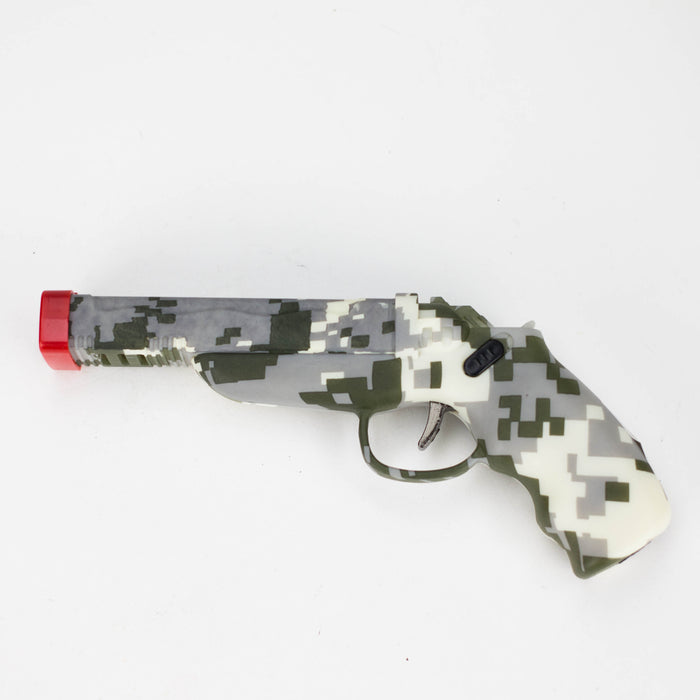 Click It | 8" Pistol Large Dual Torch Lighter [GH-4848] - display of 12 Torch Canadian Distributor