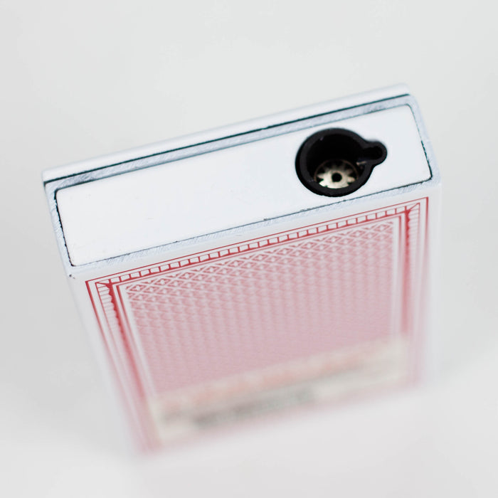 Click It | Single Flame Sliding Porker Card Shape Lighter [GH-9289] - Display of 20 Torch Canadian Distributor
