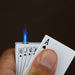 Click It | Single Flame Sliding Porker Card Shape Lighter [GH-9289] - Display of 20 Torch Canadian Distributor