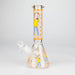 8" Glow In The Dark 4mm glass bong Glass Bong Super Supplys Inc 1 (Orange)