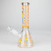 8" Glow In The Dark 4mm glass bong Glass Bong Super Supplys Inc