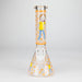 8" Glow In The Dark 4mm glass bong Glass Bong Super Supplys Inc