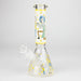8" Glow In The Dark 4mm glass bong Glass Bong Super Supplys Inc 2 (Yellow)