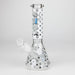 8" Glow In The Dark 4mm glass bong Glass Bong Super Supplys Inc 3 (Black)