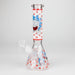 8" Glow In The Dark 4mm glass bong Glass Bong Super Supplys Inc 4 (Red)