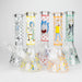 8" Glow In The Dark 4mm glass bong Glass Bong Super Supplys Inc
