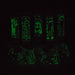 8" Glow In The Dark 4mm glass bong Glass Bong Super Supplys Inc