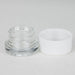 5g Shoulderless concentrate glass jar with lid Case of 56 Storage JC Novelty & Design