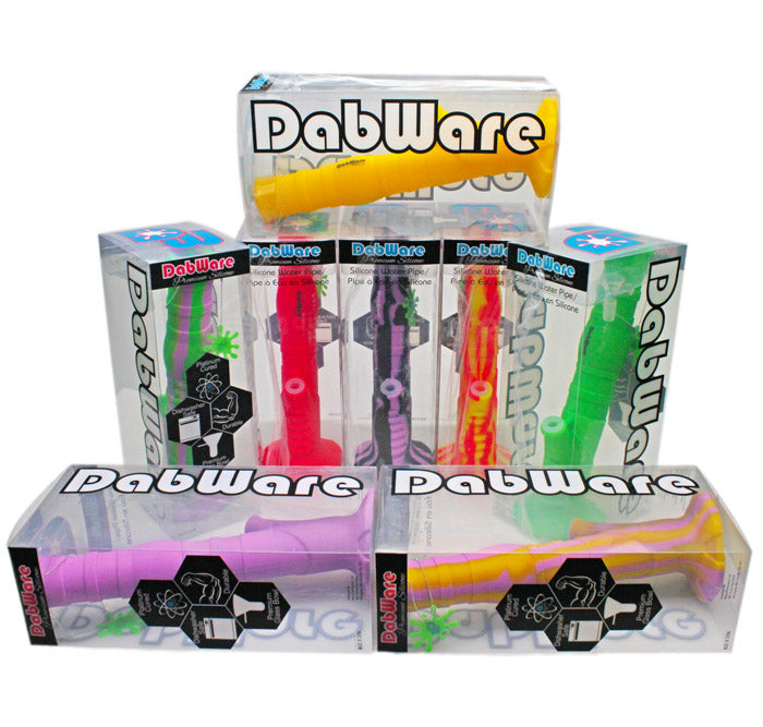 Dabware | Silicone Bong Platinum 14" Straight Shooter Resin · Silicone · Plastic Bong Maq Distributors