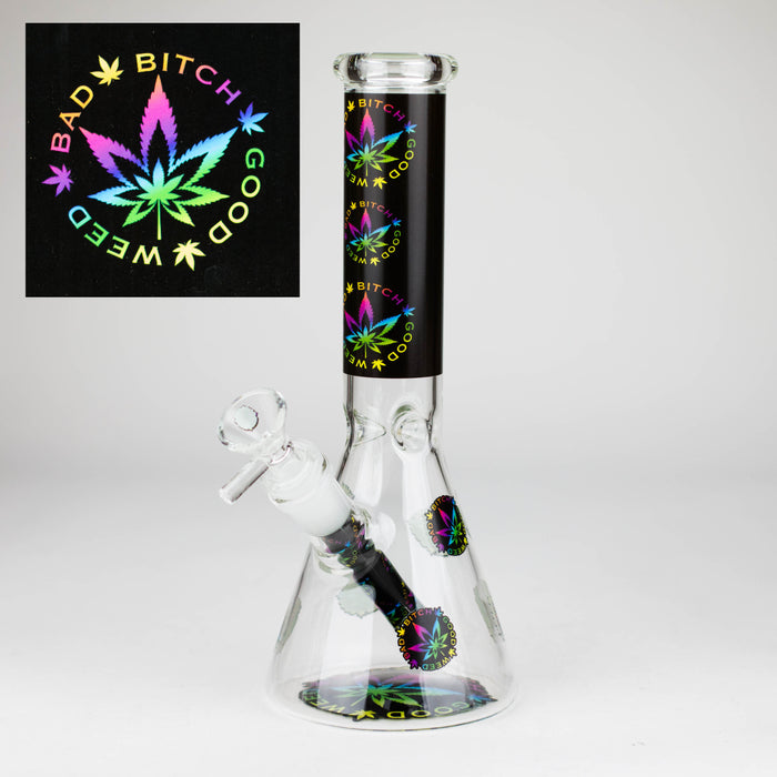 10″ Design Exclusive License Glass Bong Beaker Bong-Box of 20 [DCK014-COMBO D] Bongs Canadian Distributor