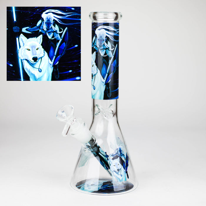 10″ Design Exclusive License Glass Bong Beaker Bong-Box of 20 [DCK014-COMBO D] Bongs Canadian Distributor