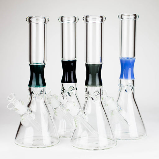 14" Beaker Base Glass Bong [C1034-CC268] Glass Bong Canadian Distributor
