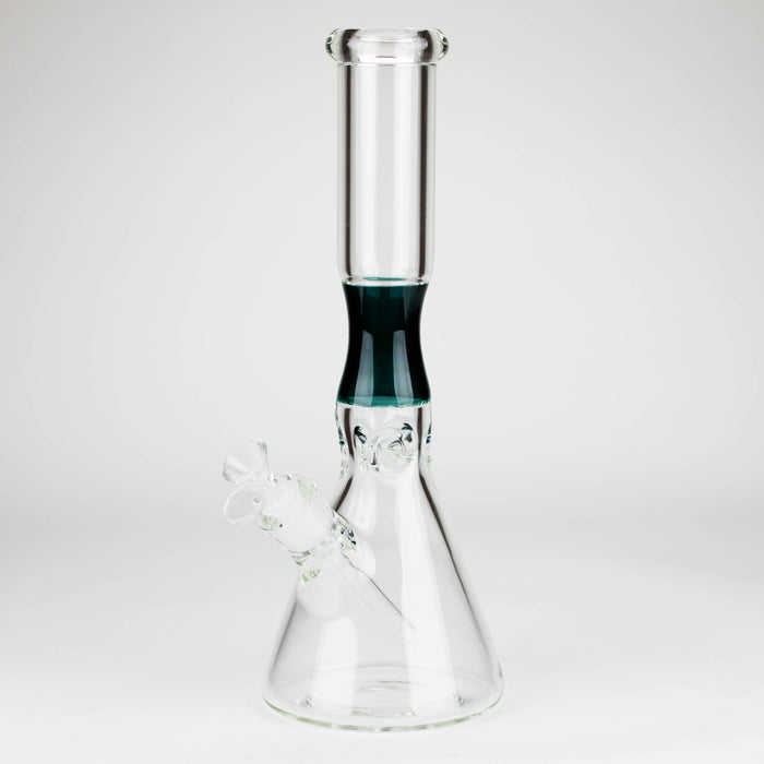 14" Beaker Base Glass Bong [C1034-CC268] Glass Bong Canadian Distributor Teal