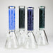 14" High Quality engraved Beaker Glass Bong [C2664-3] Glass Bong Canadian Distributor