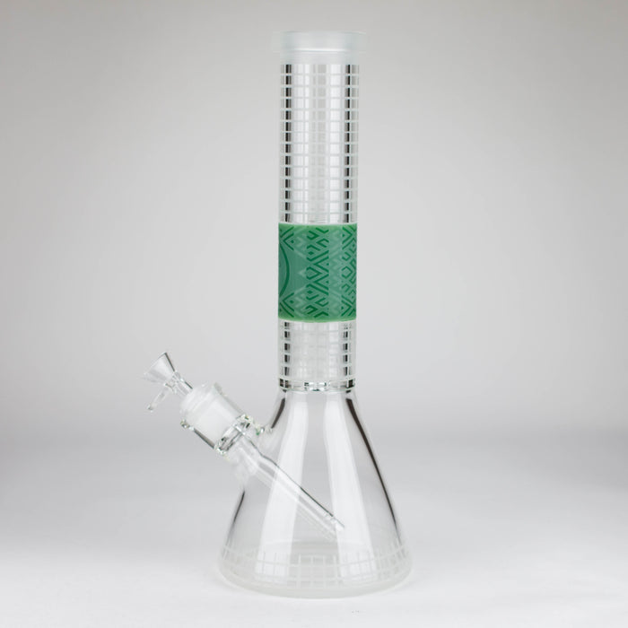 14" Beaker Base Glass Bong [C1035-CC268] Glass Bong Canadian Distributor
