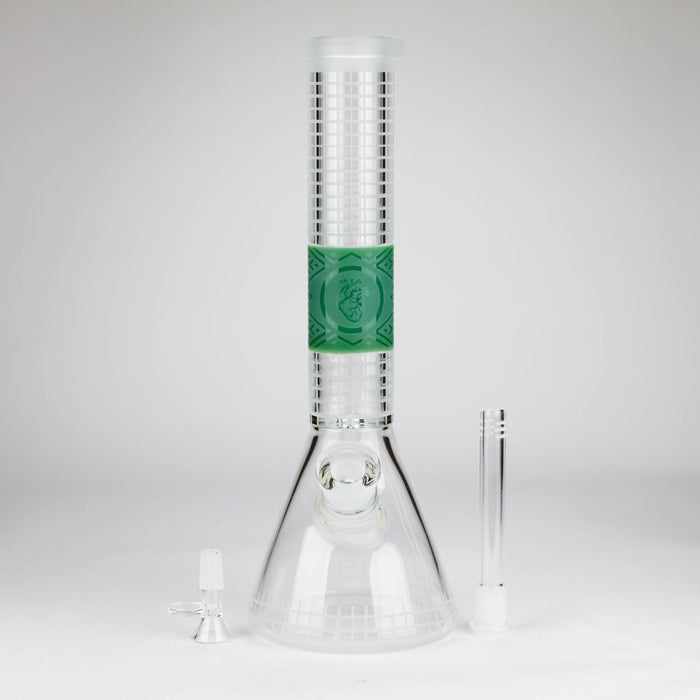 14" Beaker Base Glass Bong [C1035-CC268] Glass Bong Canadian Distributor