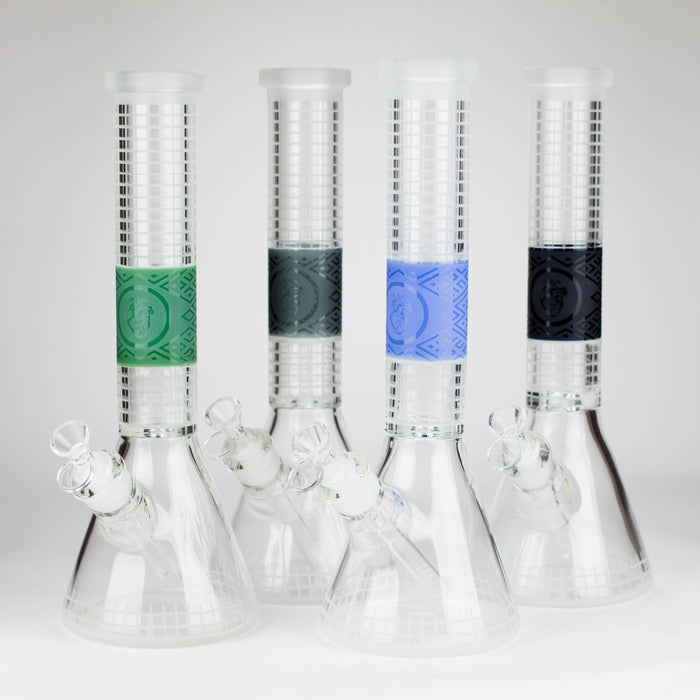 14" Beaker Base Glass Bong [C1035-CC268] Glass Bong Canadian Distributor