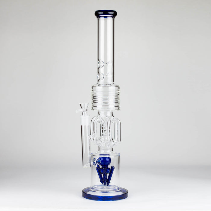 20" Glass recycle water bong [C1579] Bongs Canadian Distributor Dark Blue
