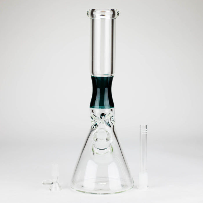 14" Beaker Base Glass Bong [C1034-CC268] Glass Bong Canadian Distributor
