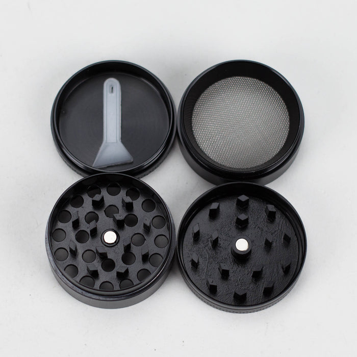 40*35mm MF Design 4 Layers Zinc Grinder Box Of 12 [SMKZ-005] Display Pack Canadian Distributor