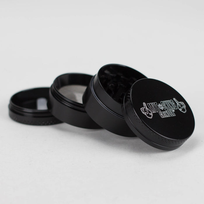 40*35mm MF Design 4 Layers Zinc Grinder Box Of 12 [SMKZ-005] Display Pack Canadian Distributor