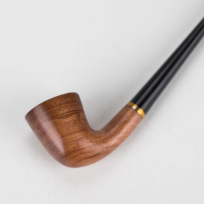 9.9" Resin tobacco pipe [SMKJ-094/5] Resin Pipe Canadian Distributor Brown