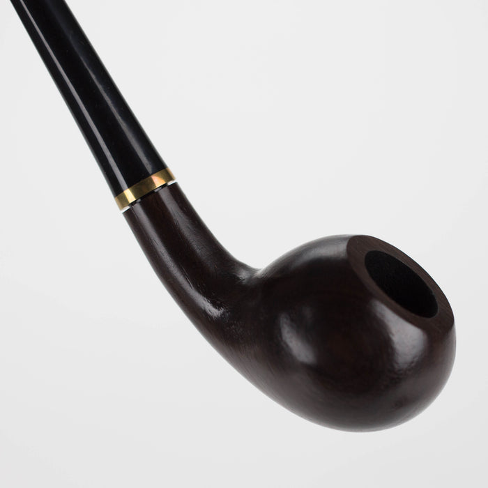 9.9" Resin tobacco pipe [SMKJ-096/7] Resin Pipe Canadian Distributor Dark Brown