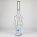 19" Coil Glass water recycler bong [C1576] Glass Bong Canadian Distributor Jade Blue