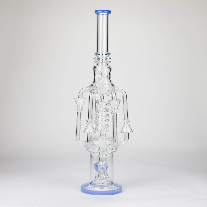 19" Coil Glass water recycler bong [C1576] Glass Bong Canadian Distributor